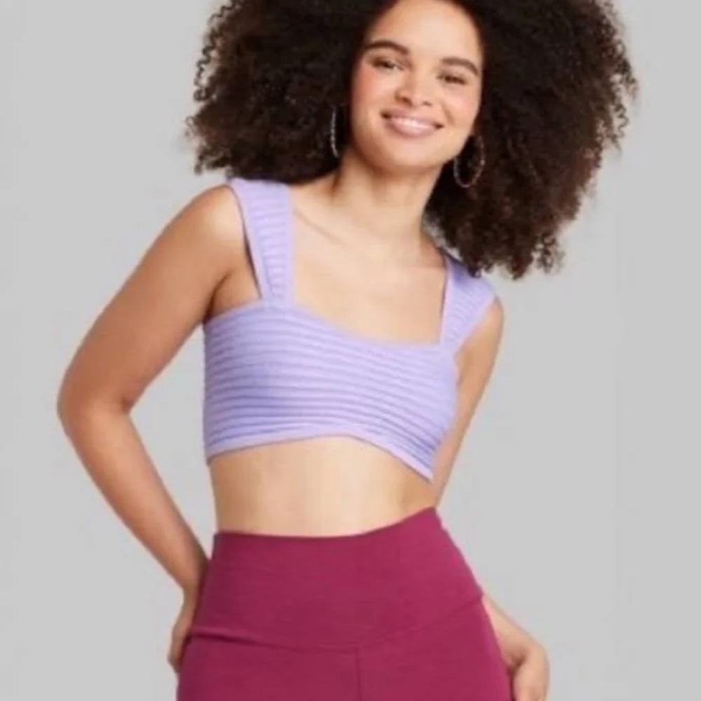 Wild Fable Purple Crop Top